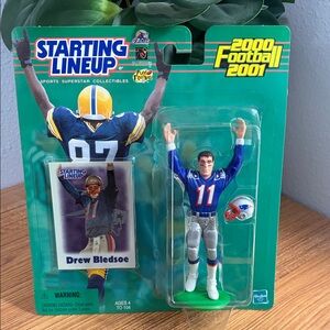 Starting Lineup 2000 Drew Bledsoe Action Figure - Blue